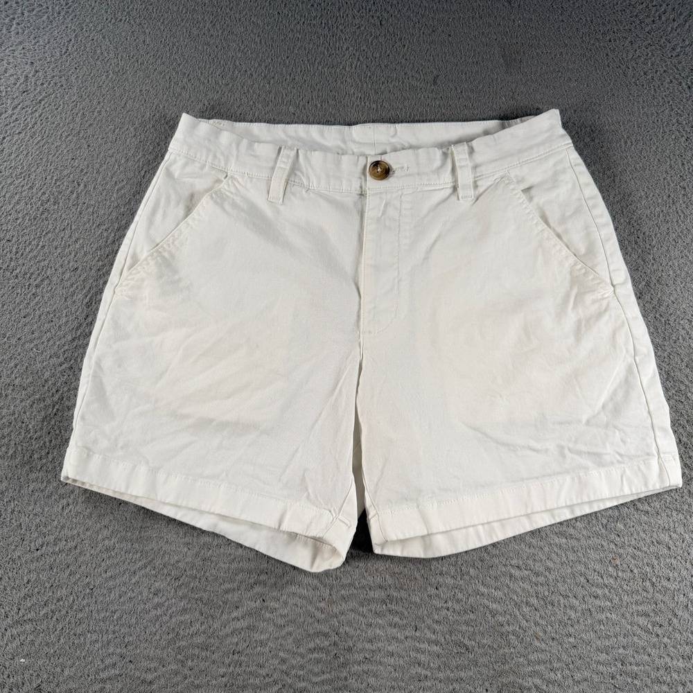 Chubbies Boomshakalaka Shorts Mens 30 White 5.5" Inseam Stretch Twill Chino